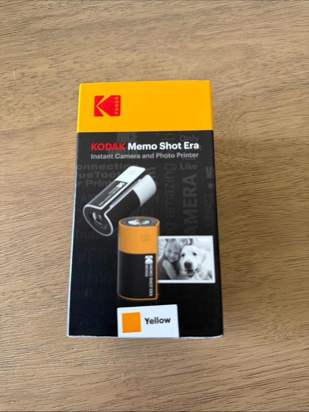 Kodak Memo Shot ERA Yellow Digital Camera and Printer